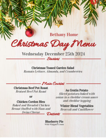 Christmas Menu