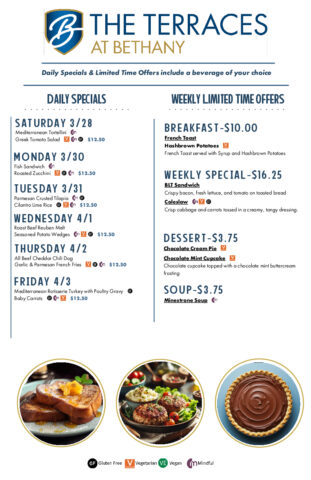 Bistro Menu 3.28 - 4.3