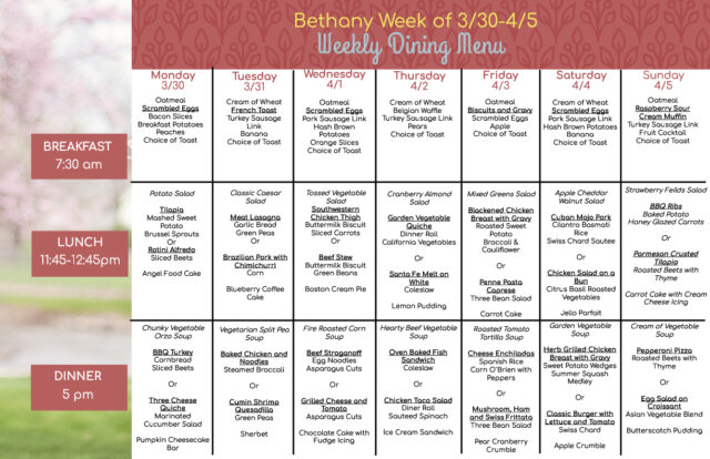 Manor Menu 3.30 - 4.5