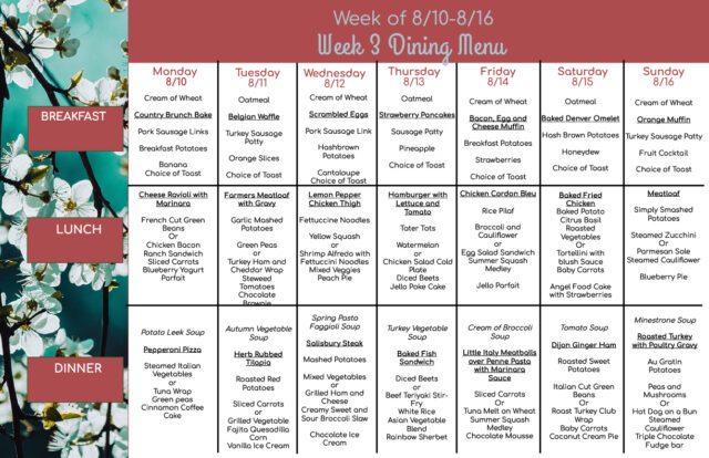 Manor Menu 8.10 - 8.16