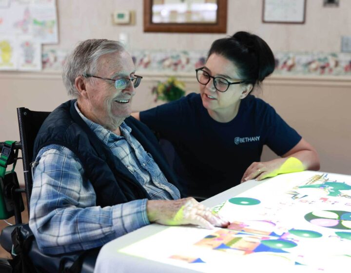 Memory care activity at Bethany