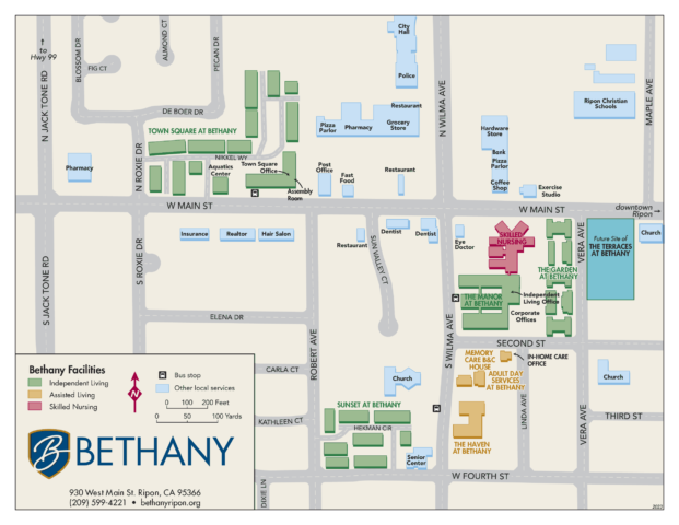 Bethany Campus Map JAN24