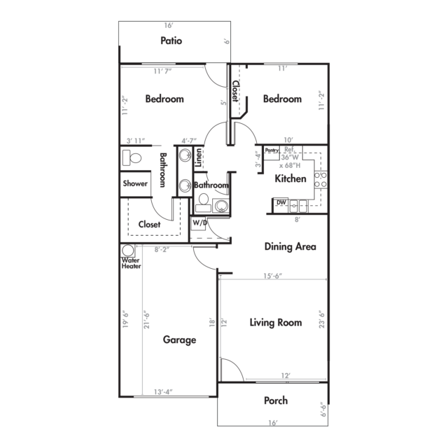 Town Square at Bethany Cottage C Floor Plan